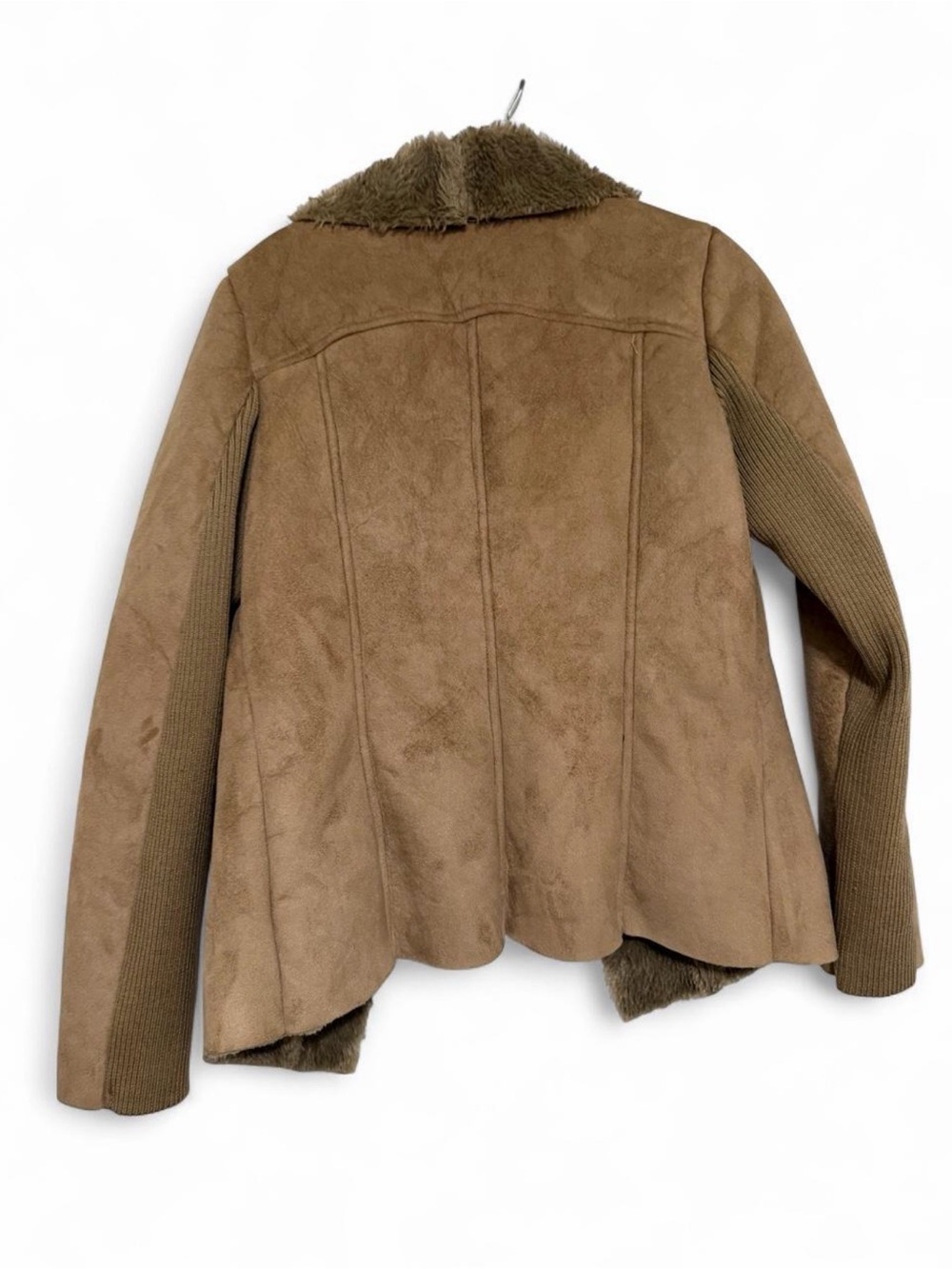 Miila Tan Faux Suede Jacket - Picture 2 of 3